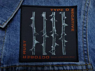 TYPE O NEGATIVE…  Official Woven Patch (gothic doom)   U.S.A   (630)