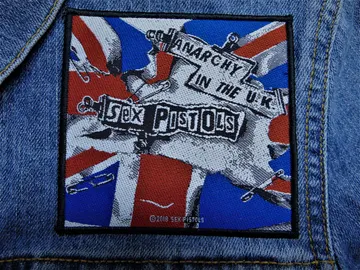 SEX PISTOLS…  Official Woven Patch  (punk rock)    U.K   (2433)