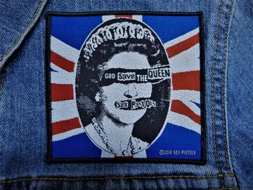 SEX PISTOLS…  Official Woven Patch  (punk rock)    U.K   (1560)