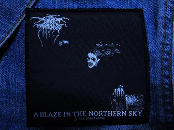 DARKTHRONE…  Woven Official Patch  (black metal)   Norway  (1089)