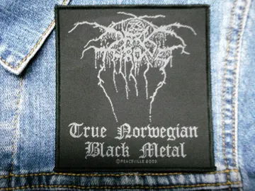 DARKTHRONE…  Official Woven Patch (black metal)    Norway   (535)