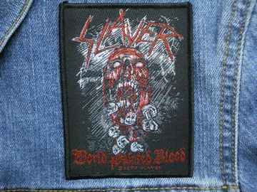 SLAYER…  Official Woven Patch (thrash metal)    U.S.A   (RAZA39)