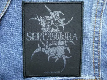 SEPULTURA…  Official Woven Patch (death thrash)    Brazil   (141)