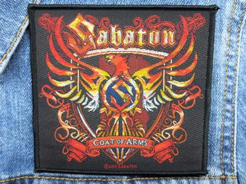 SABATON…  Official Woven Patch  (melodic power)    Sweden   (1441)