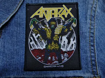 ANTHRAX…  Official Woven Patch (thrash metal)    U.S.A   (3353)