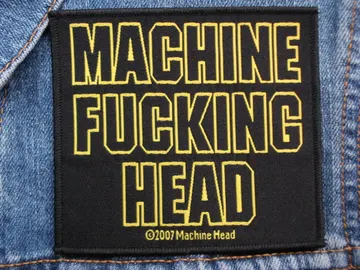 MACHINE HEAD  Official Woven Patch  (new metal)   (785)