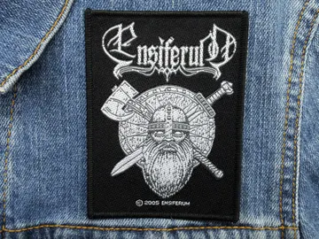 ENSIFERUM  Official Woven Patch  (viking folk)   (1803)