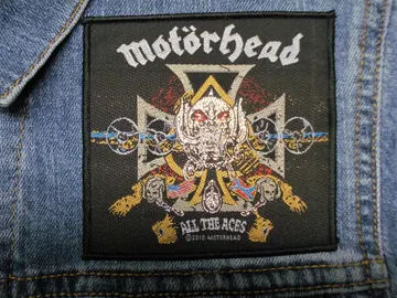MOTORHEAD…  Official Woven Patch  (nwobhm)    U.K   (1493)