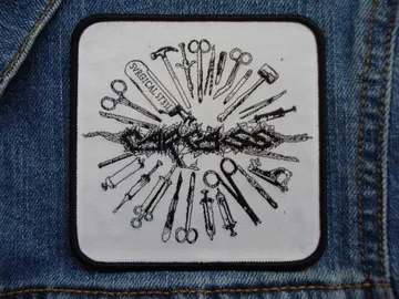 CARCASS…  Official Woven Patch  (death grind)   U.K.   (4101)
