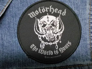 MOTORHEAD…  Official Woven Patch  (nwobhm)    U.K   (1618)