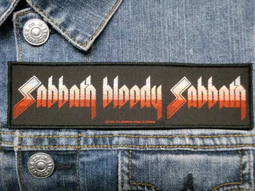 BLACK SABBATH…  Official Woven Patch (nwobhm)    U.K   (2911)