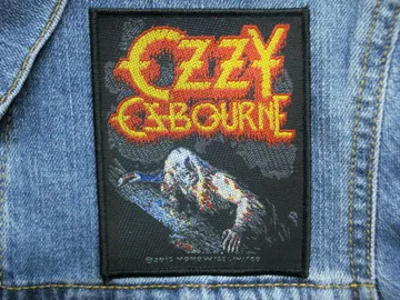 OZZY OSBOURNE…  Official Woven Patch  (heavy metal)    U.K   (139)