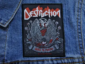 DESTRUCTION  Official Woven Patch  (thrash metal)   (599)