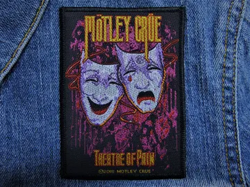 MOTLEY CRUE…  Official Woven Patch  (hard rock)    U.S.A   (2082)