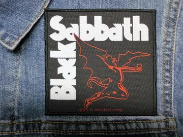 BLACK SABBATH…  Official Woven Patch  (nwobhm)    U.K   (2910)