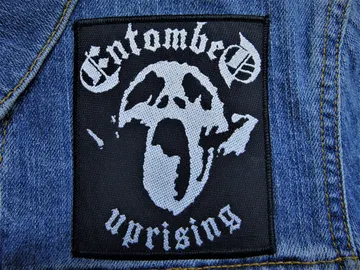 ENTOMBED…  Official Woven Patch  (death metal)    Sweden   (2452)