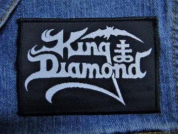 KING DIAMOND…  Official Woven Patch  (heavy metal)    Denmark   (180)