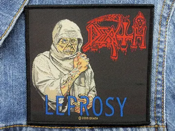 DEATH…  Official Woven Patch  (death thrash)   U.S.A.   (077)