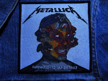METALLICA…  Official Woven Patch  (thrash metal)    U.S.A   (2931)