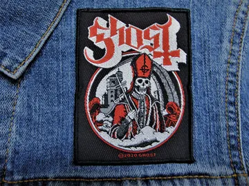 GHOST…  Official Woven Patch  (heavy rock)    Sweden   (2792)