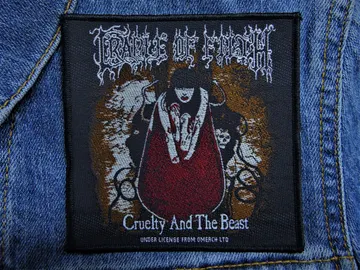 CRADLE OF FILTH…  Official Woven Patch (symphonic black)    U.K   (219)
