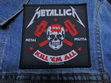 METALLICA…  Official Woven Patch  (thrash metal)    U.S.A   (1419)