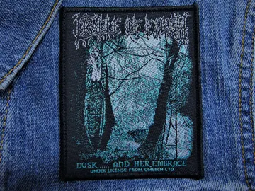 CRADLE OF FILTH…  Official Woven Patch (symphony black)    U.K   (586)