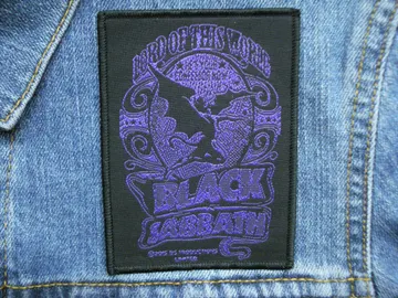 BLACK SABBATH…  Official Woven Patch  (nwobhm)    U.K   (1032)