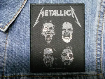 METALLICA… Official Woven Patch  (thrash metal)    U.S.A   (1037)