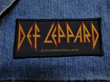 DEF LEPPARD…  Official Woven Patch (nwobhm)    U.K   (690)