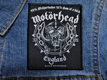 MOTORHEAD… Official Woven Patch  (nwobhm)    U.K   (958)