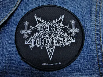 DARK FUNERAL…  Official Woven Patch  (black metal)   Sweden  (816)