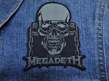 MEGADETH…  Official Woven Patch  (thrash metal)    U.S.A   (1195)