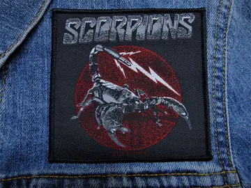 SCORPIONS…   Official Woven Patch  (heavy rock)    Germany   (3952)