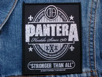 PANTERA…  Official Woven Patch  (homeboy metal)    U.S.A   (1753)