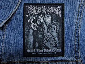 CRADLE OF FILTH…  Official Woven Patch (symphony black)    U.K   (2739)