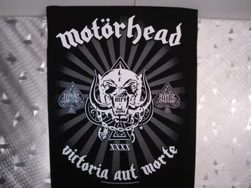 MOTORHEAD…  Victoria Aut Morte  Official Screen/Print Backpatch  (nwobhm)  U.K   RACK062