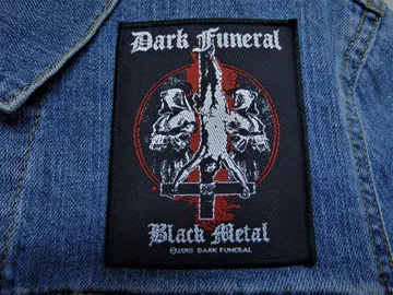 DARK FUNERAL…  Official Woven Patch  (black metal)    Sweden   (4106)