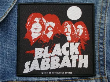 BLACK SABBATH…  Official Woven Patch  (nwobhm)    U.K   (1743)