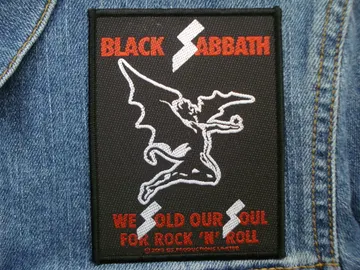 BLACK SABBATH…  Official Woven Patch  (nwobhm)    U.K   (1580)