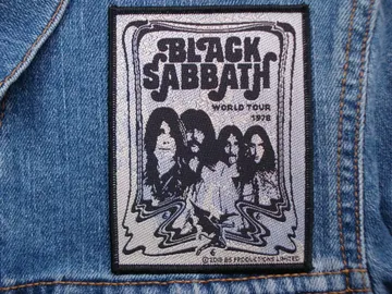 BLACK SABBATH…  Official Woven Patch  (nwobhm)    U.K   (1742)