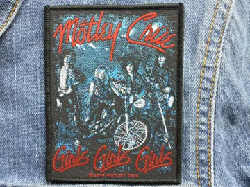 MOTLEY CRUE…  Official Woven Patch  (heavy metal)    U.S.A   (268)