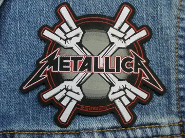 METALLICA…  Official Woven Patch  (thrash metal)   U.S.A   (1741)