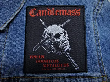 CANDLEMASS…  Official Woven Patch  (doom metal)   Sweden   (4048)