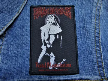 CRADLE OF FILTH…  Official Woven Patch   (symphonic black)   U.K   (325)