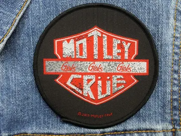 MOTLEY CRUE…  Official Woven Patch (heavy metal)    U.S.A   (598)