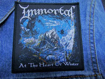 IMMORTAL…  Official Woven Patch  (black metal)    Norway   (2181)