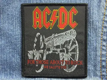 AC/DC  Official Woven Patch  (hard rock)   (1870)