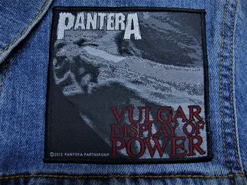 PANTERA…  Woven Official Patch  (groove metal)    U.S.A   (3089)