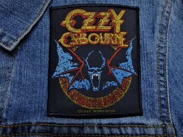 OZZY OSBOURNE…  Woven Official Patch  (heavy rock)    U.K   (1558)